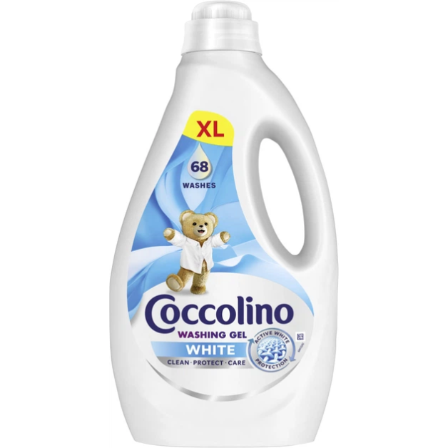 Гель для прання білих світлих речей Coccolino Care (68 прань), 2,72 л