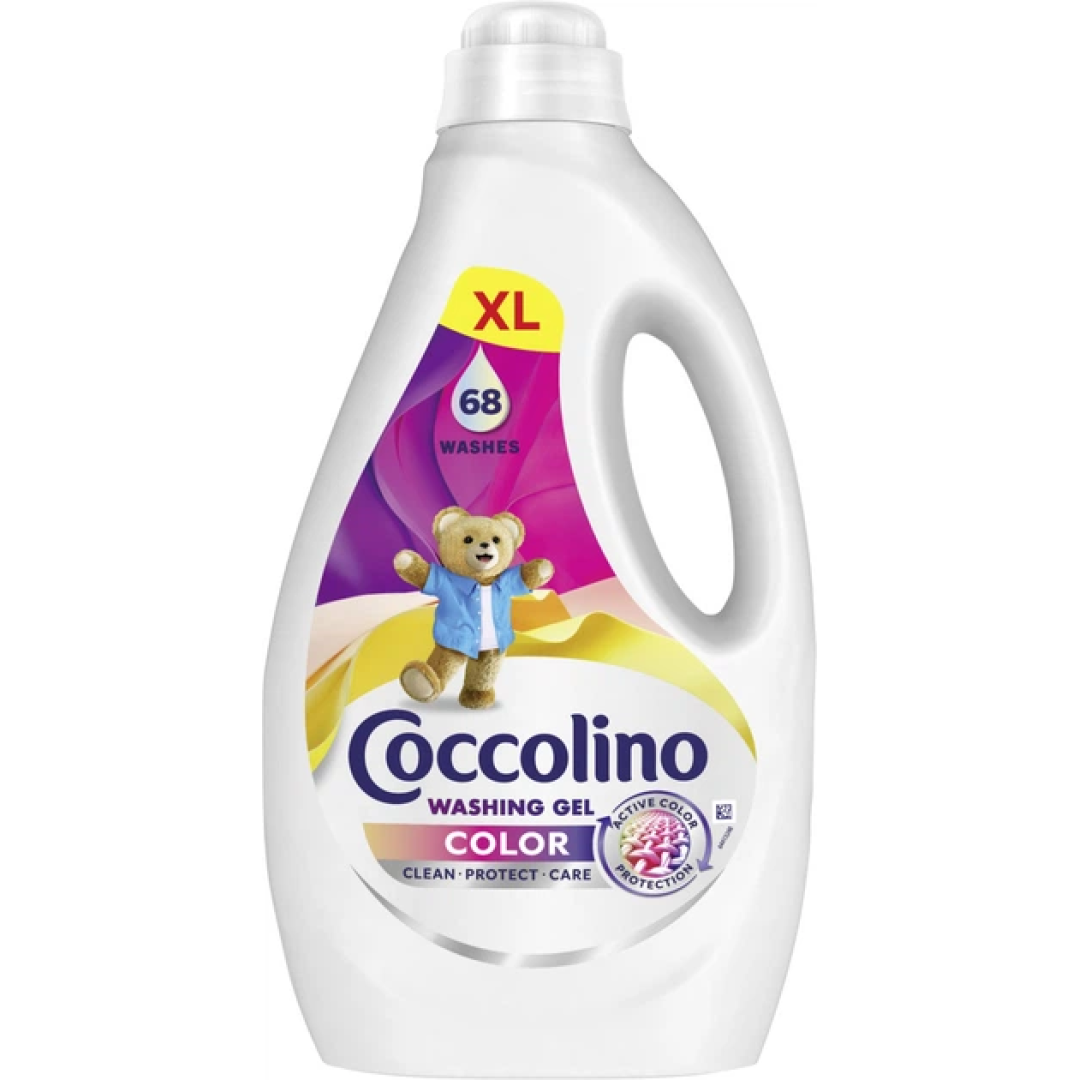 Гель для прання кольорових речей Coccolino Color Care (68 прань), 2,72 л