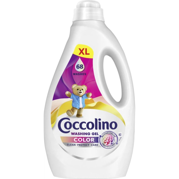 Гель для прання кольорових речей Coccolino Color Care (68 прань), 2,72 л
