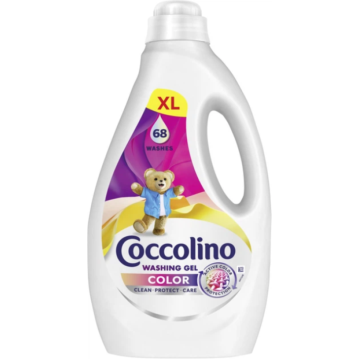 Гель для прання кольорових речей Coccolino Color Care (68 прань), 2,72 л