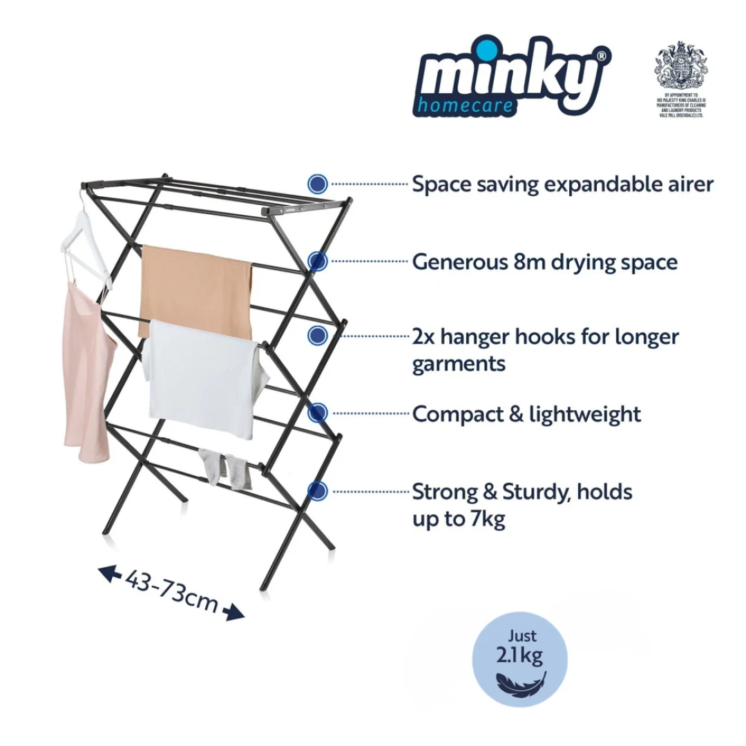 Сушарка розсувна 3-х ярусна Minky Space Saver Extendable 3 Tier Airer