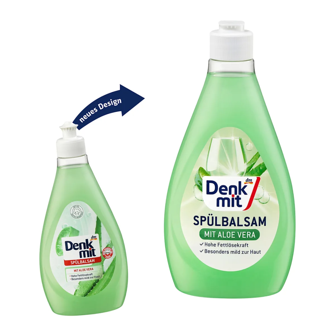 Засіб для миття посуду Denkmit Balsam Aloe Vera, 500 мл