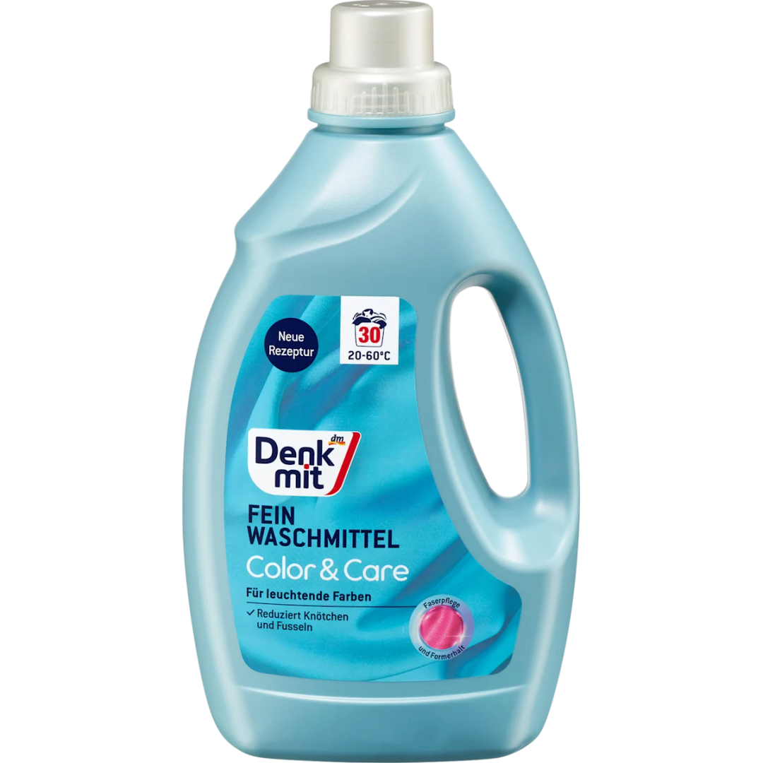 Рідкий засіб для прання кольорового Denkmit Color & Care 1,5 л (30 прань)