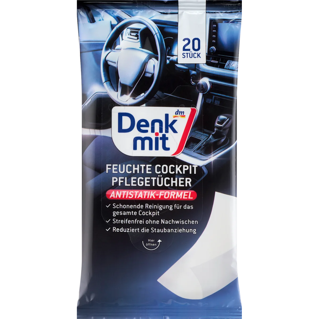Denkmit серветки для автомобіля Autopflege 20шт.