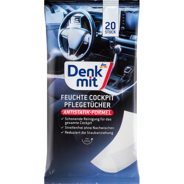 Серветки для автомобіля Denkmit, 20 шт