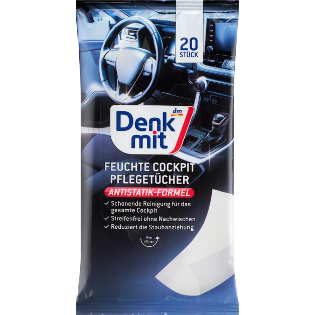 Серветки для автомобіля Denkmit, 20 шт