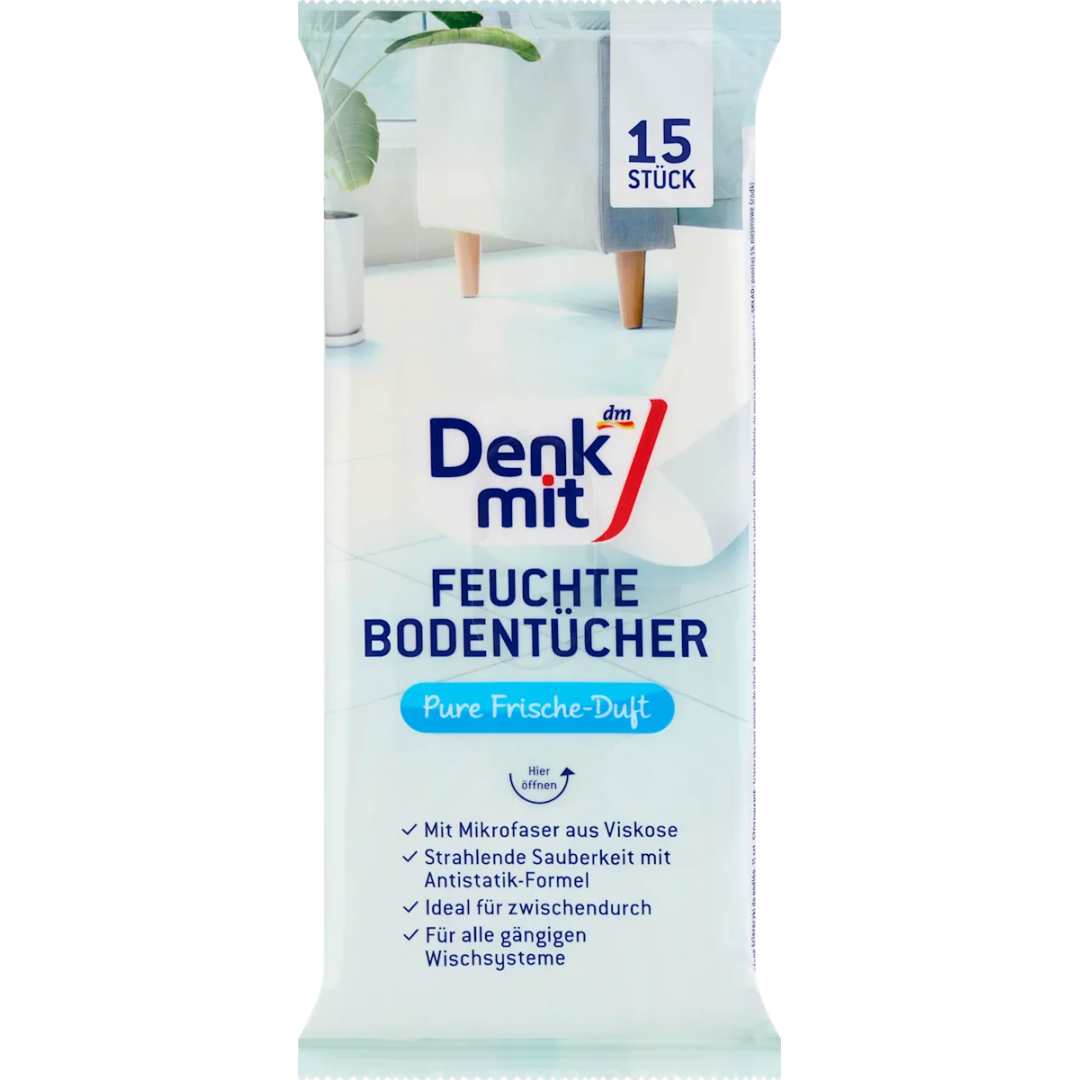 Denkmit серветки для підлоги Pure Frische 15шт.