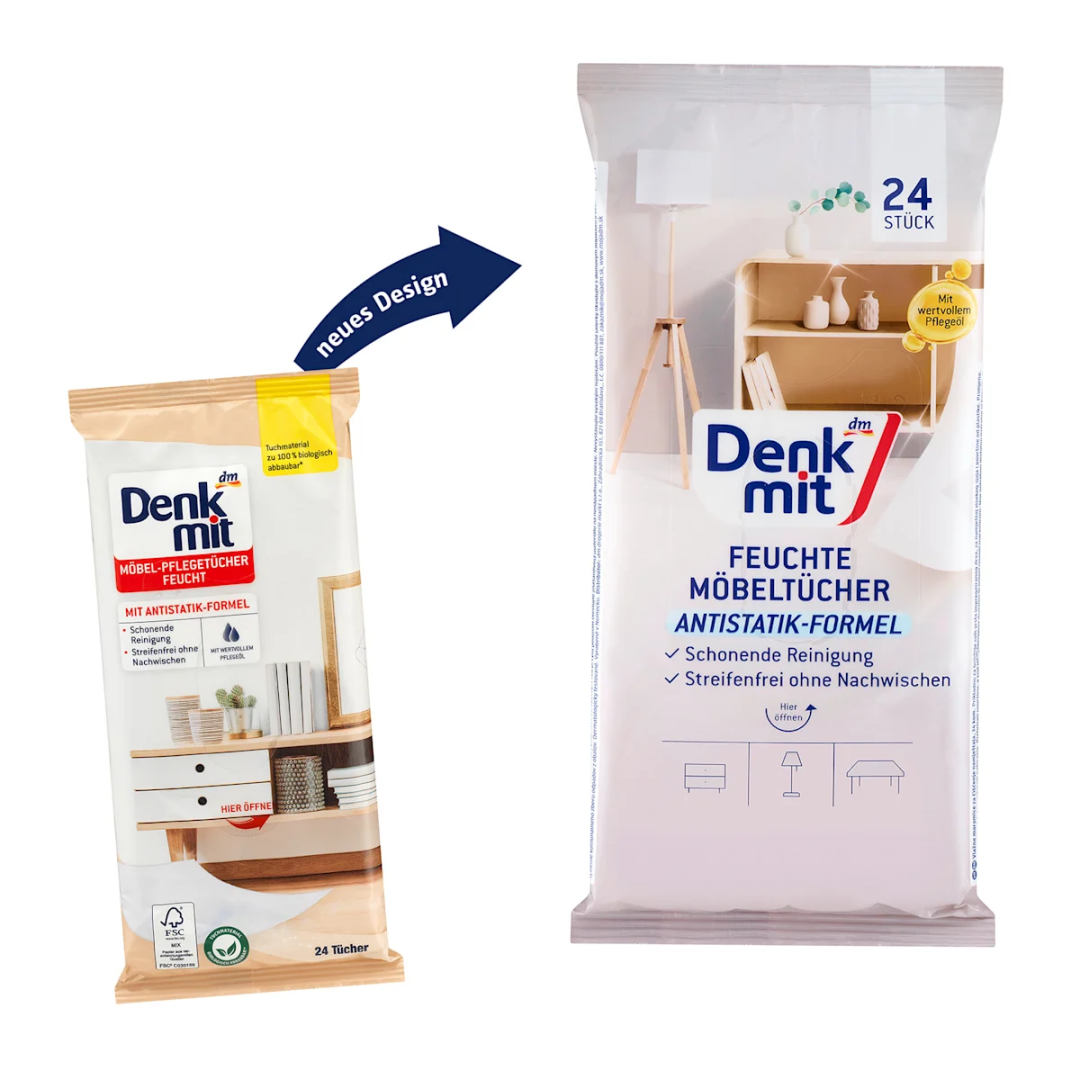 Серветки для меблів Denkmit, 24 шт