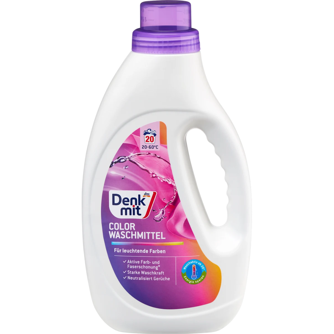 Рідкий пральний засіб для прання кольорових речей Denkmit Color, 1,1 л