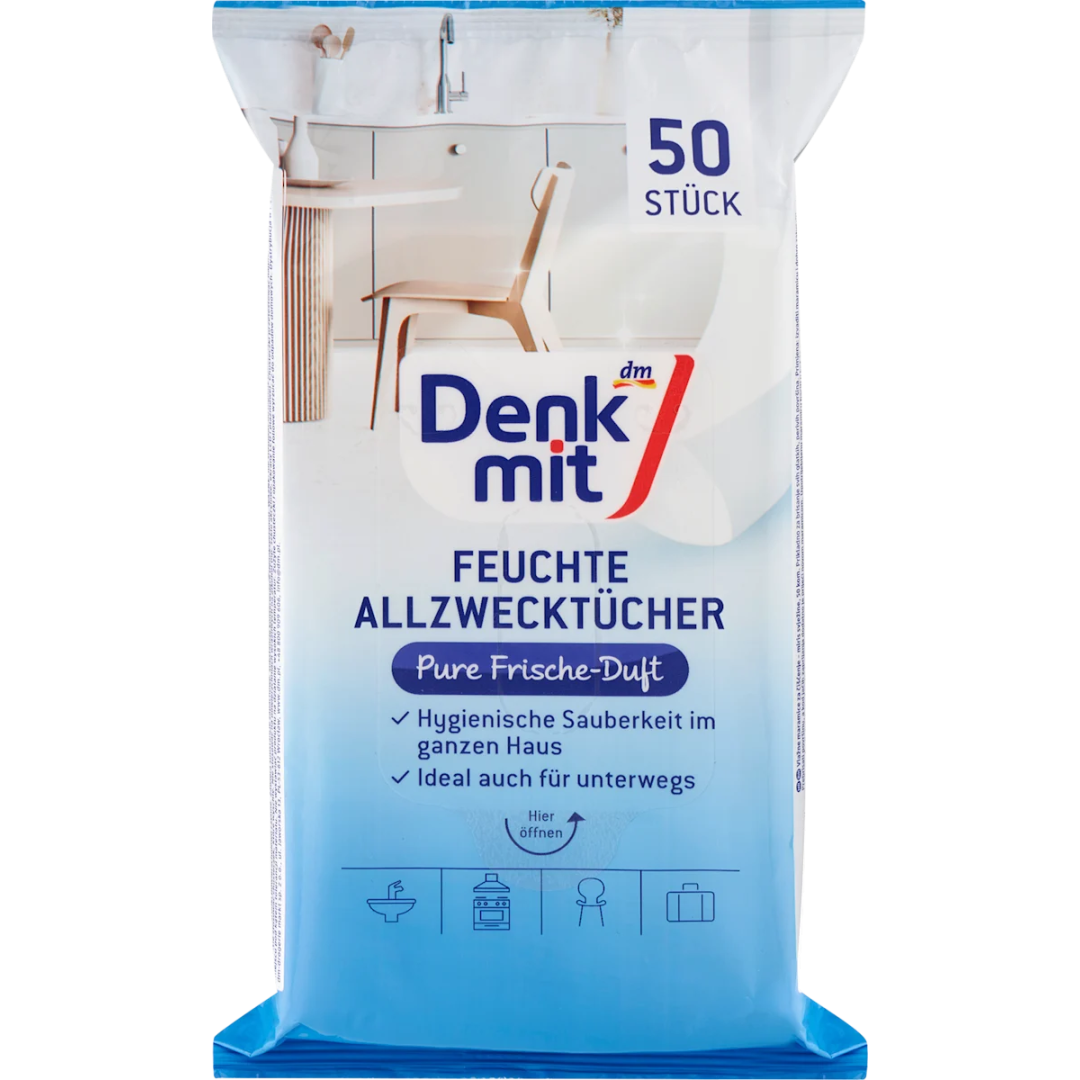 Denkmit серветки для прибирання Pure Frische 50шт.