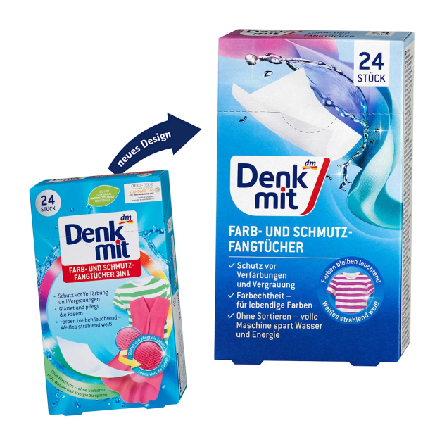 Серветки проти передачі кольорів Denkmit, 24 шт