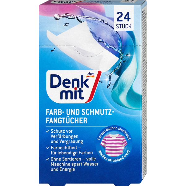 Серветки проти передачі кольорів Denkmit, 24 шт