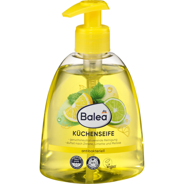 Мило для кухні антибактеріальне Balea Küchenseife Limette & Melisse, 300мл