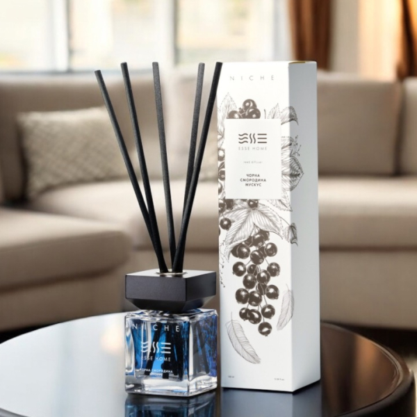 Аромадифузор Esse Home Niche Чорна смородина та Мускус, 100 мл