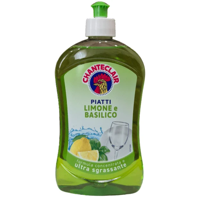Засіб для миття посуду Chanteclair Piatti лимон та базилік, 500 мл