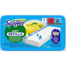 Змінні вологі серветки для швабри Swiffer Wet з ароматом лимона, 24 шт