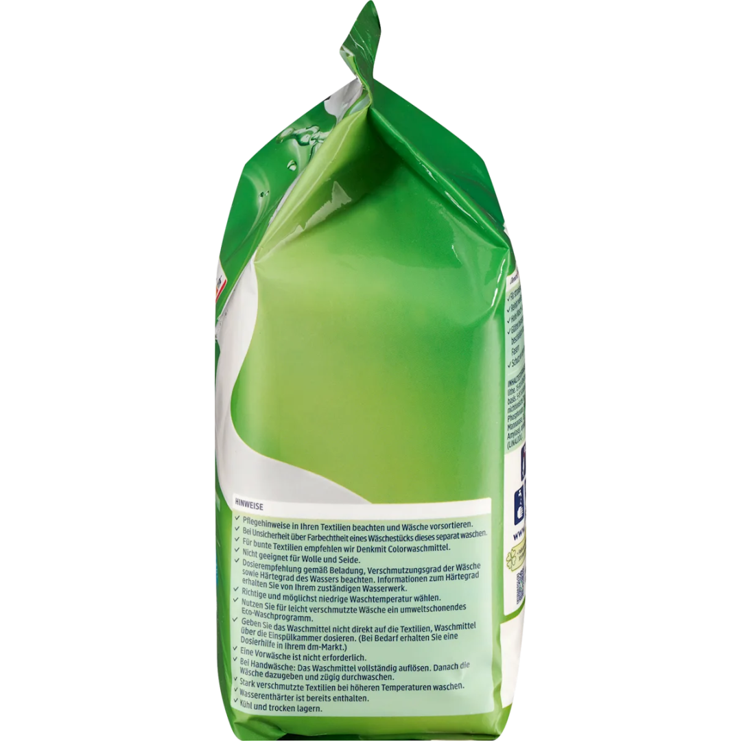 Пральний порошок для білих речей Denkmit (20 прань), 1,35 кг