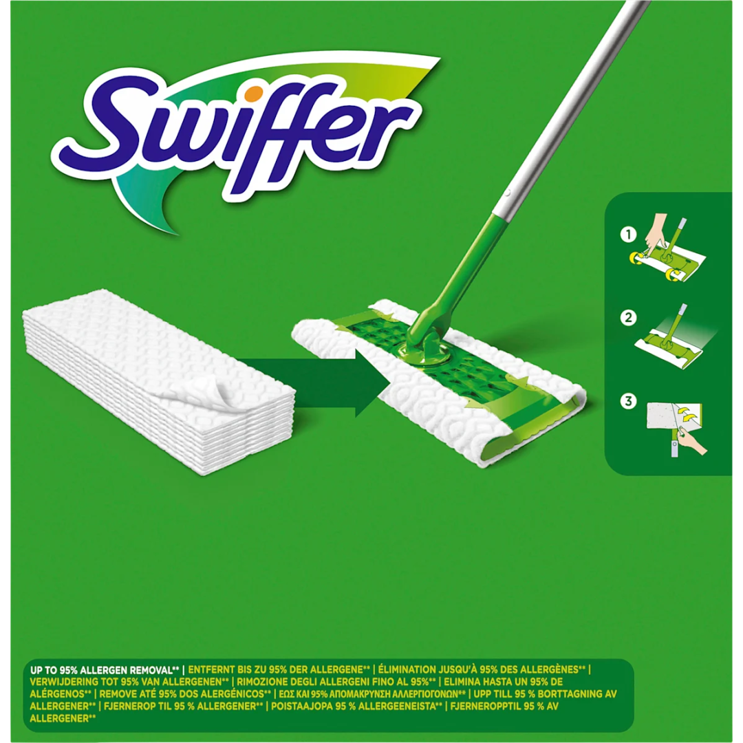 Змінні сухі серветки для швабри Swiffer Dry 36 шт