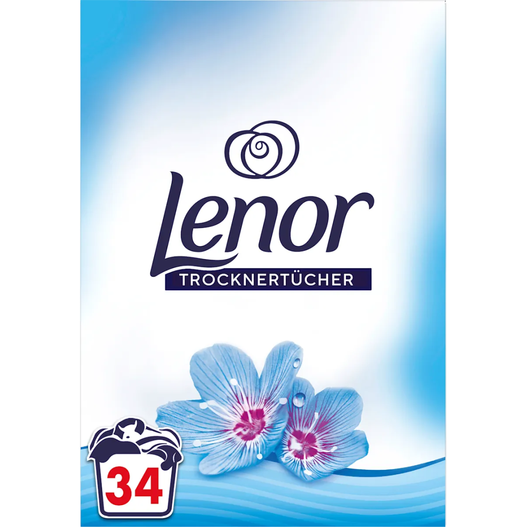 Серветки ароматизовані для сушильної машини Lenor aprilfrisch, 34 шт