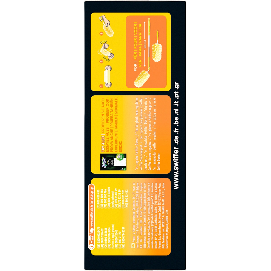 Змінні насадки для щітки від пилу Swiffer 3D 360°, 5шт