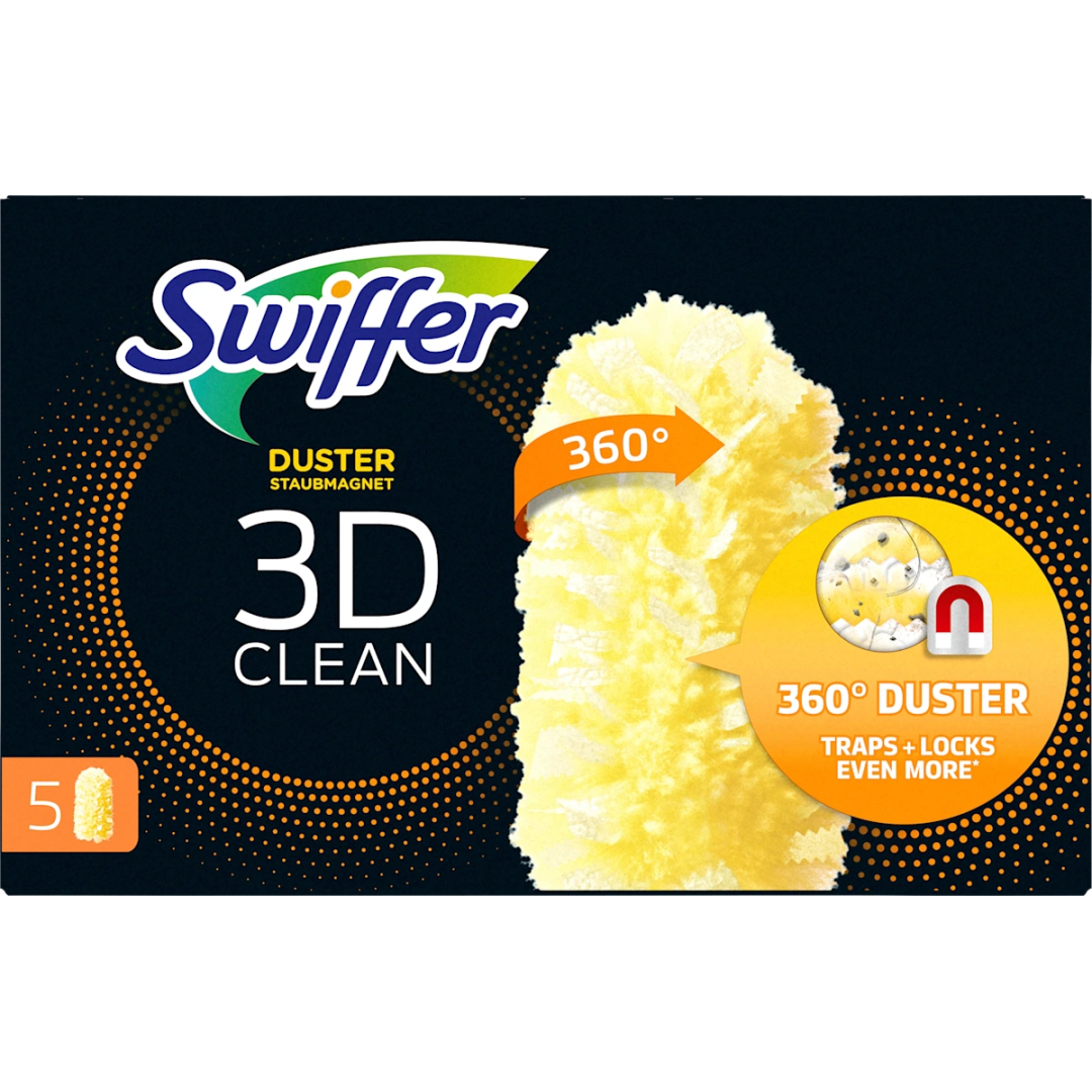Змінні насадки для щітки від пилу Swiffer 3D 360°, 5шт