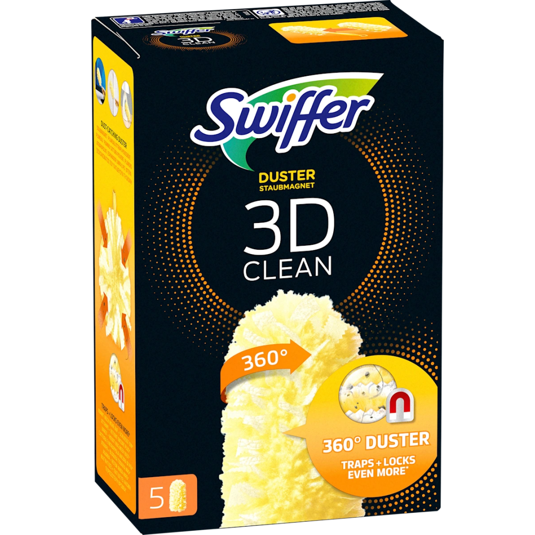 Змінні насадки для щітки від пилу Swiffer 3D 360°, 5шт