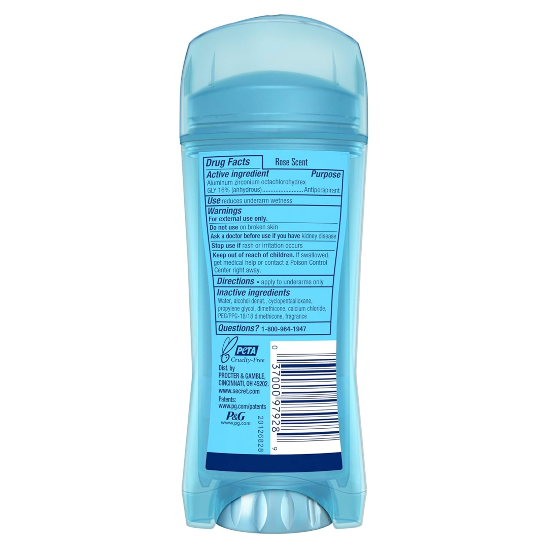 Дезодорант антиперспірант гелевий Secret Fresh Clear Gel For Women Delicate Rose Троянда 73 г