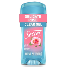 Дезодорант антиперспірант гелевий Secret Fresh Clear Gel For Women Delicate Rose Троянда 73 г