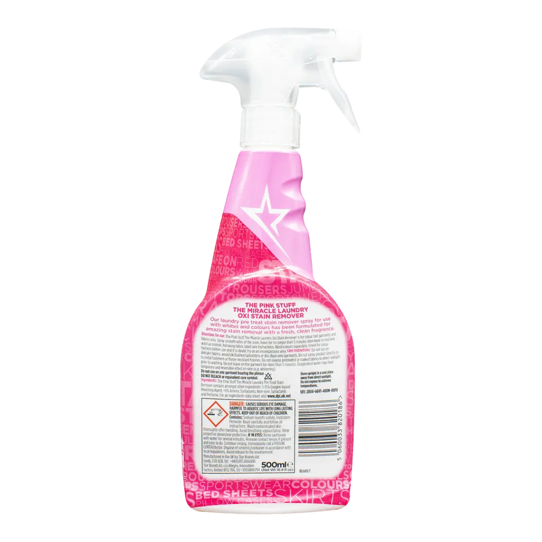 Засіб для видалення плям Pink Stuff OXI Stain Remover спрей, 500 мл