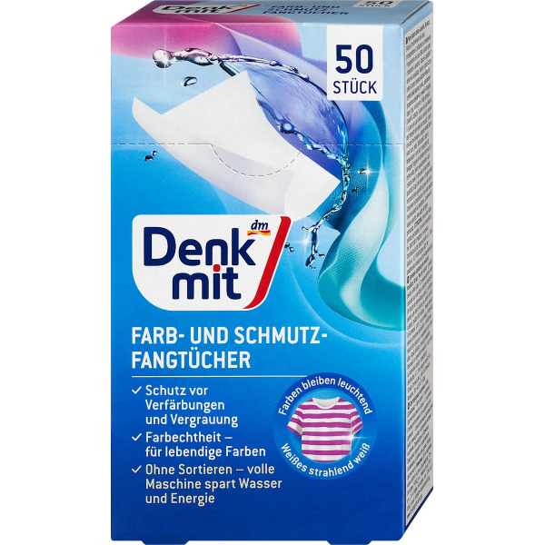 Серветки проти передачі кольорів Denkmit, 50 шт