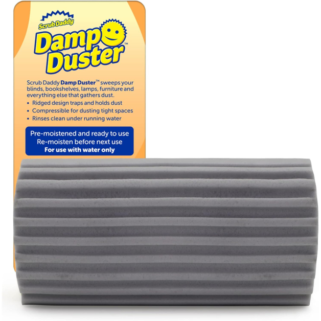 Губка для прибирання пилу Scrub Daddy Damp Duster, сіра