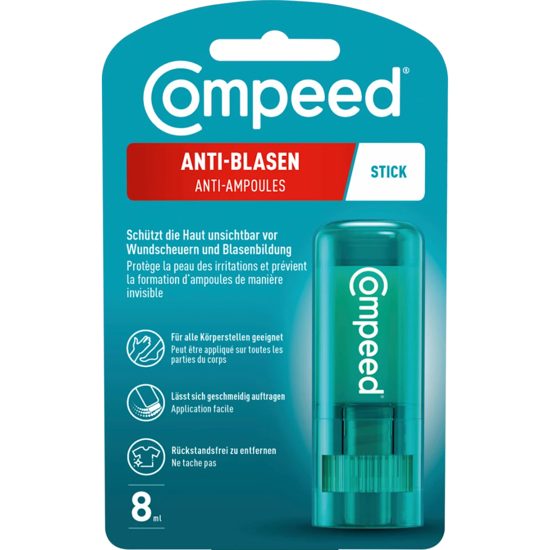 Засіб від натирання ступнів Compeed (Компід) 8 г. Олівець-стік від натирання Compeed. Олівець від мозолів. Оригінал