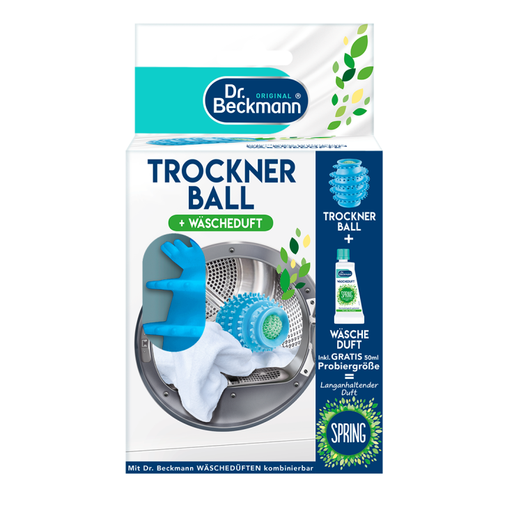Куля для сушильної машини + ароматизатор для білизни Dr. Beckmann Trocknerball + Wäscheduft, 1 шт