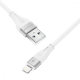 Кабель Proove Soft Silicone Lightning 2.4A (1m) white