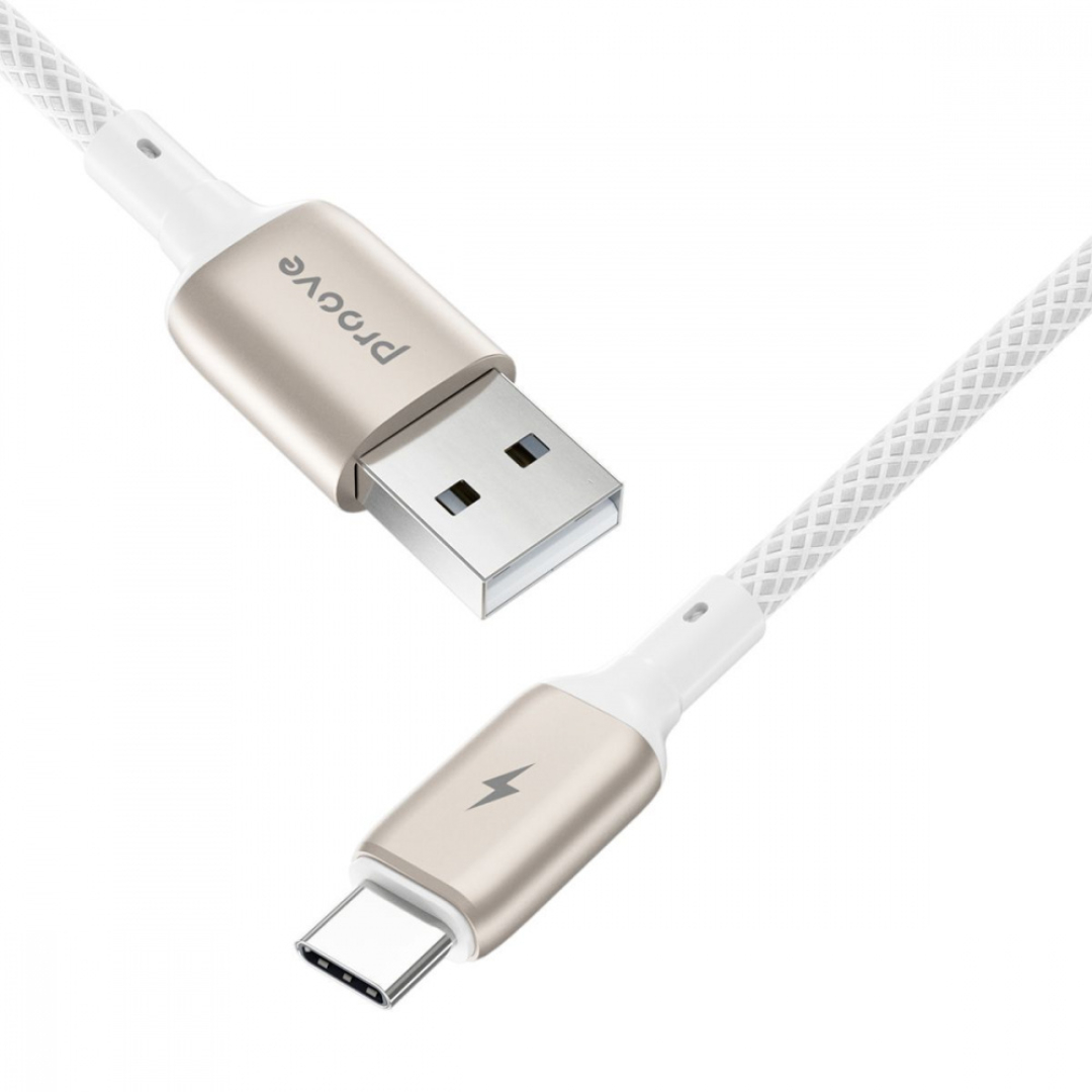 Кабель Proove Dense Metal Type-C 2.4A (1m) white