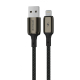 Кабель Proove Dense Metal Lightning 2.4A (1m) black