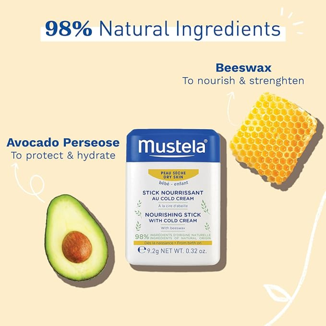 Стік захисний засіб від вітру та холоду Mustela Nourishing Cold Cream Stick 9,2 г