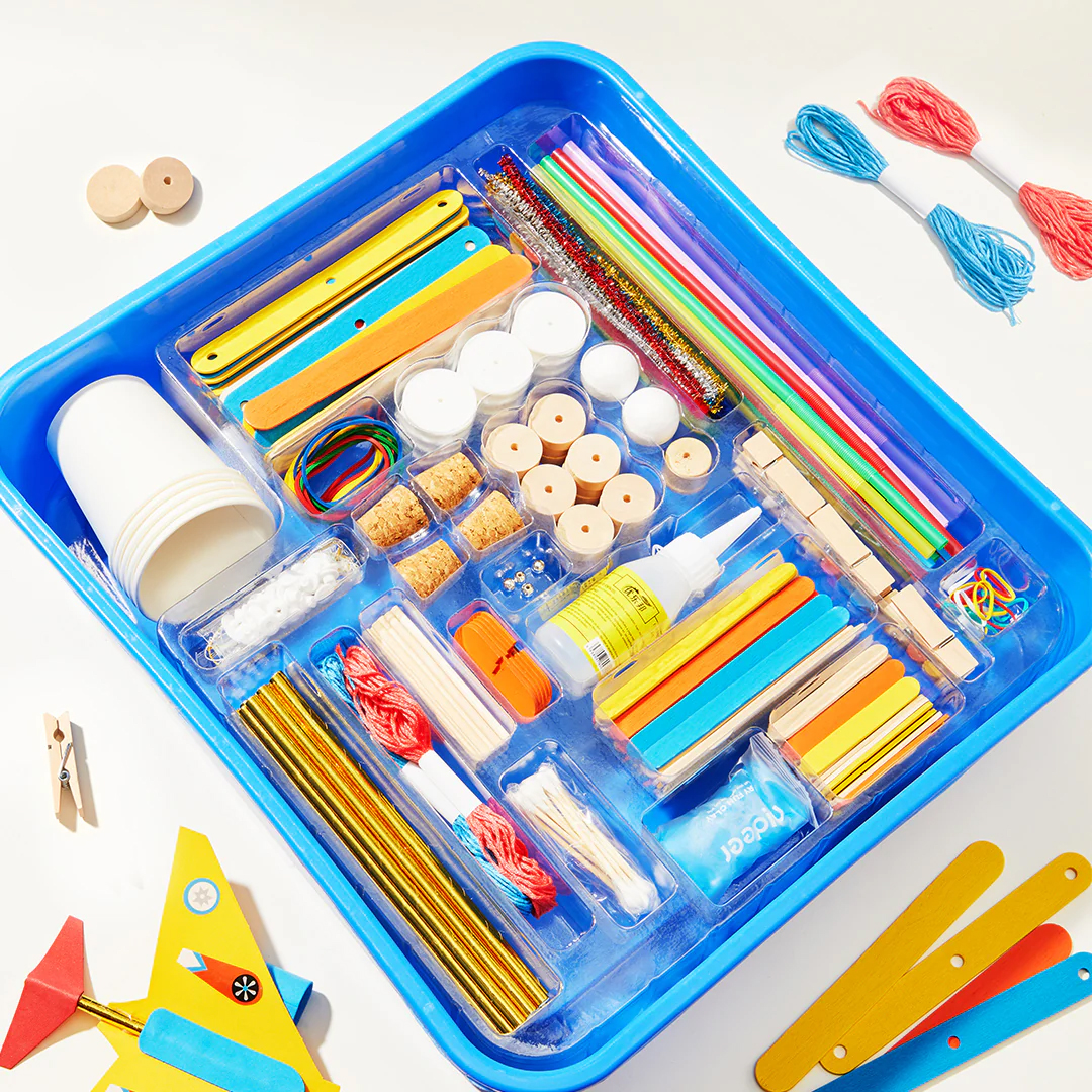 Конструктор набір винахідника 390+ деталей Mideer Invention toy set MD3381