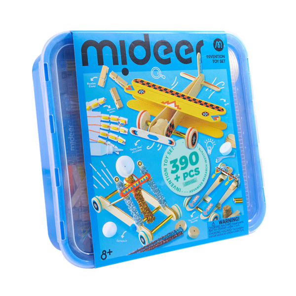 Конструктор набір винахідника 390+ деталей Mideer Invention toy set MD3381