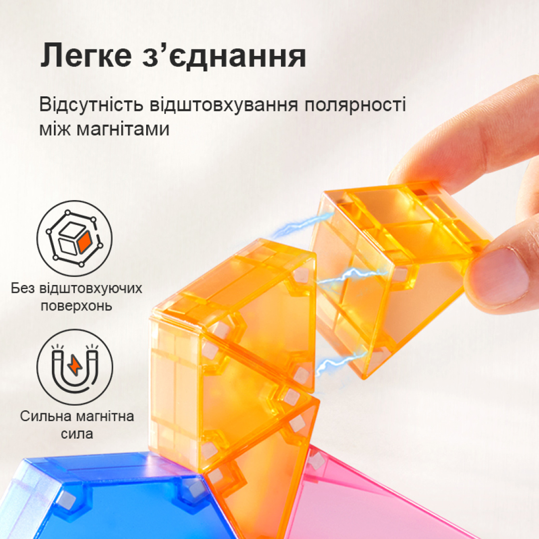 Магнітні будівельні блоки Mideer 20 деталей