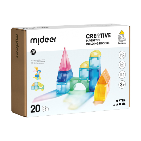 Магнітні будівельні блоки Mideer 20 деталей