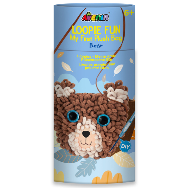 Набір для творчості 2 в 1, в`язання гачком та шиття сумочки "Ведмежатко"