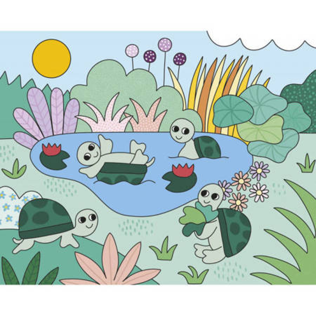Водні розмальовки Auzou Дружелюбні тваринки