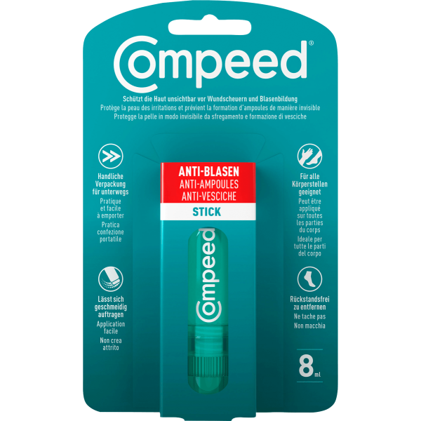 Засіб від натирання ступнів Compeed (Компід) 8 г. Олівець-стік від натирання Compeed. Олівець від мозолів компид