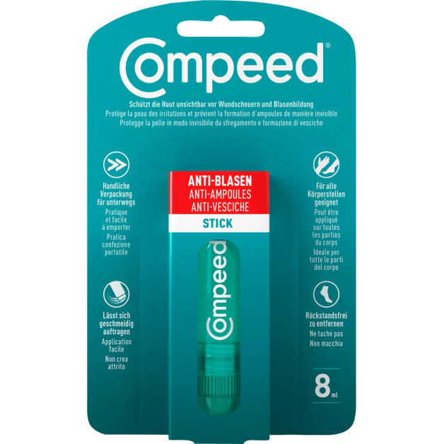 Засіб від натирання ступнів Compeed (Компід) 8 г. Олівець-стік від натирання Compeed. Олівець від мозолів компид