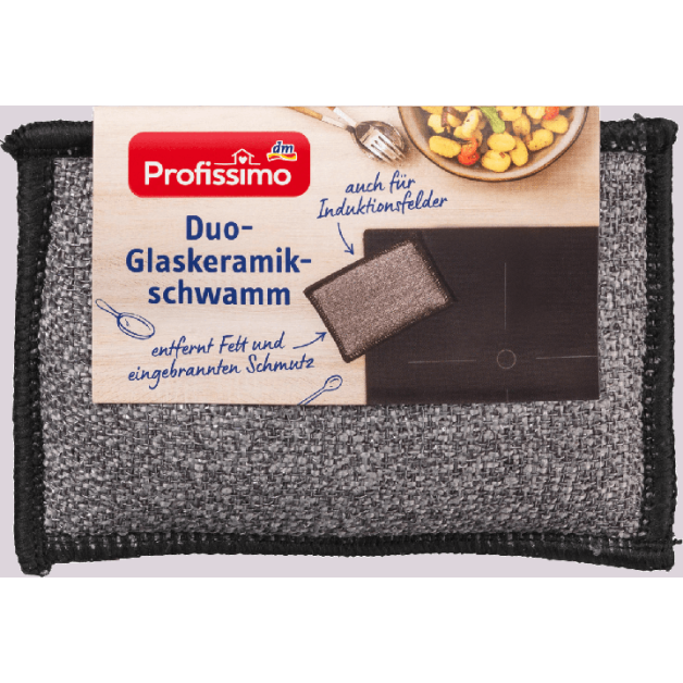 Profissimo губка для скло кераміки Duo Glaskeramik Schwamm