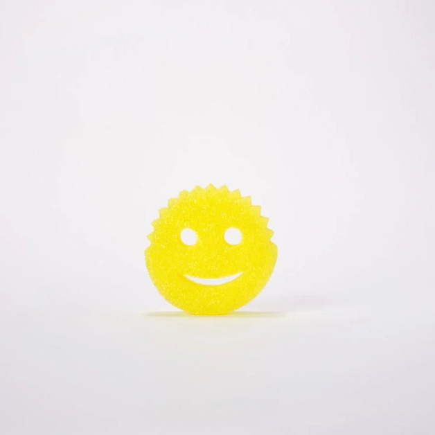 Губка для чищення Scrub Daddy Original (4ct Pack) БЕЗ КОРОБКИ, 1шт (поштучно, жовта)