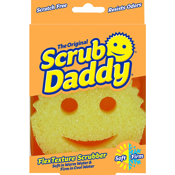Губка для чищення Scrub Daddy Original коробка, 1шт (жовта)