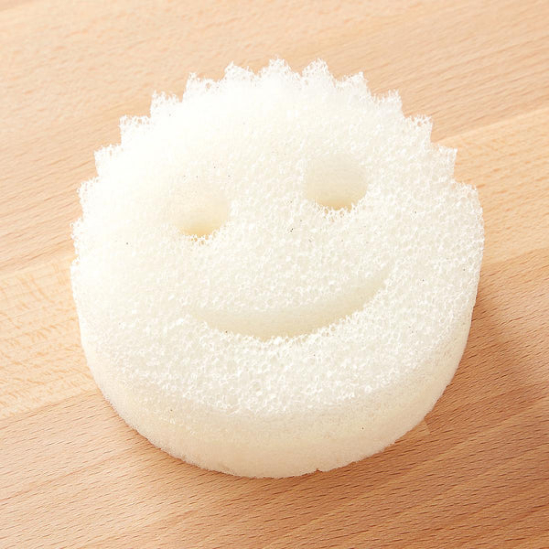 Губка для чищення Scrub Daddy Dye-Free коробка (біла), 1шт 