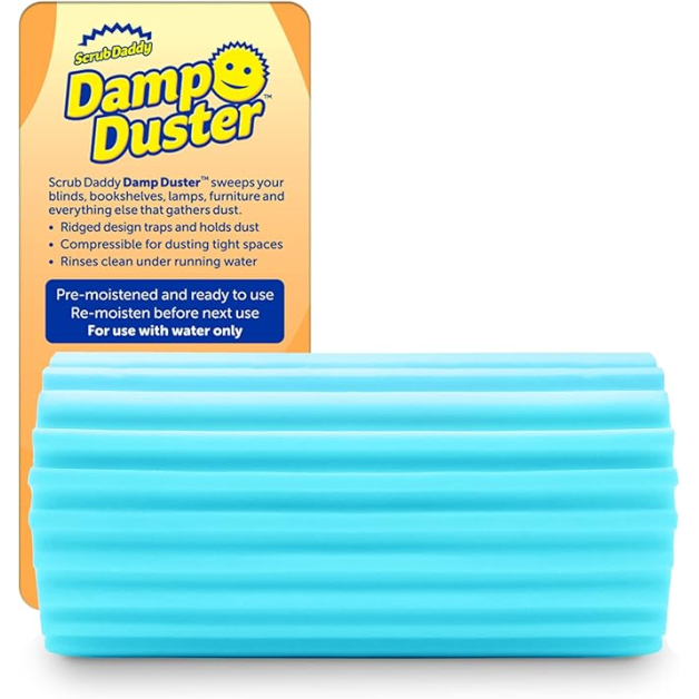 Губка для прибирання пилу Scrub Daddy Damp Duster від Scrub Daddy блакитна